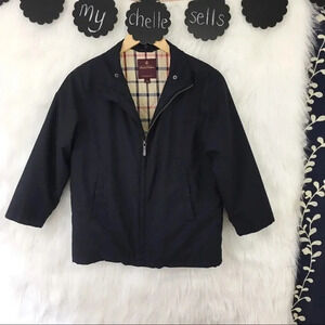 Brooks Brothers Black Jacket with Plaid Lining